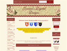Tablet Screenshot of joannes-digital-designs.com